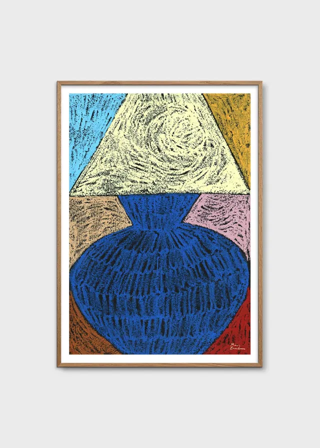 The Poster Club Art Prints Lamp Poster A4 Bunt