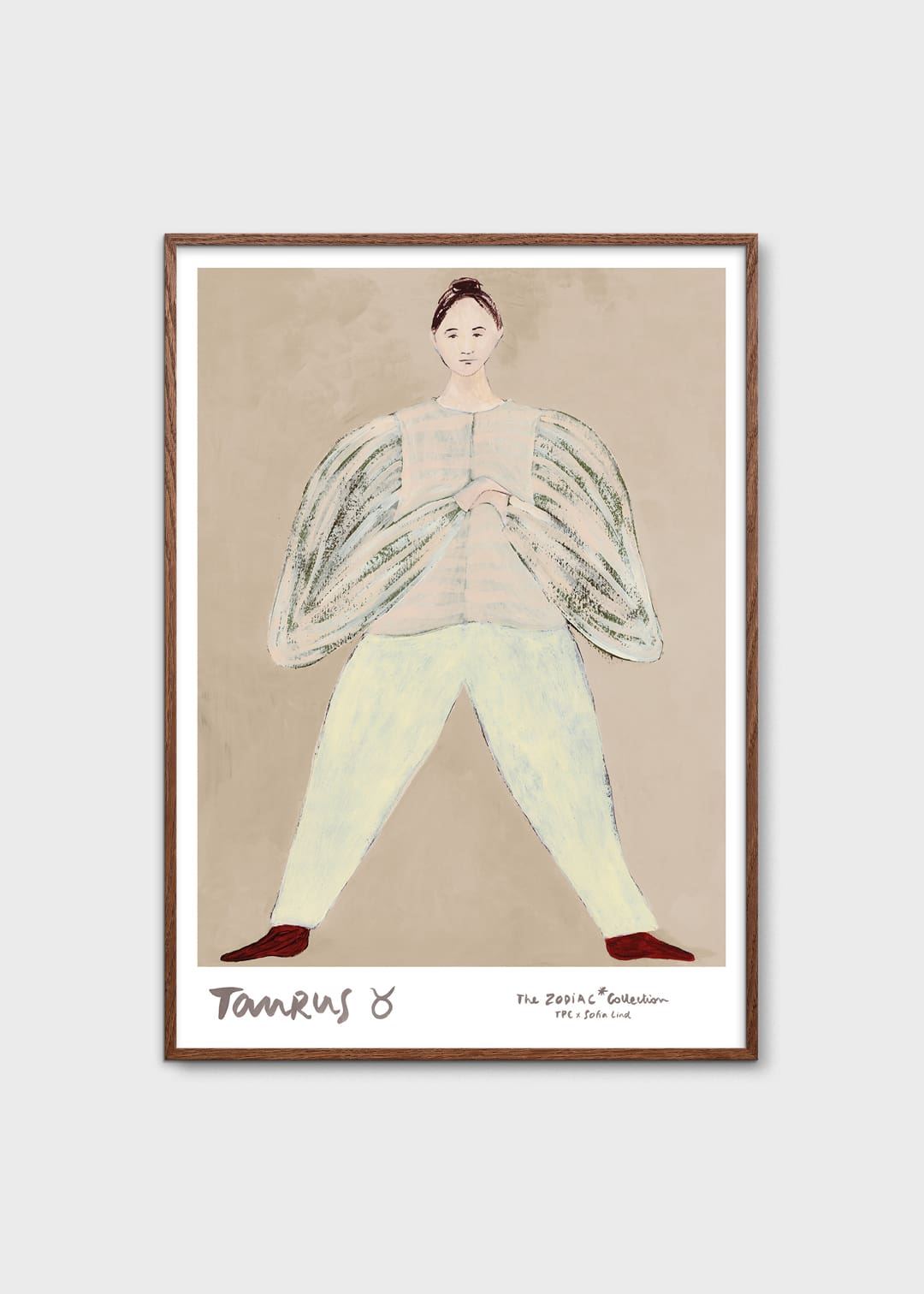 The Poster Club Art Prints Taurus Poster A4 beige