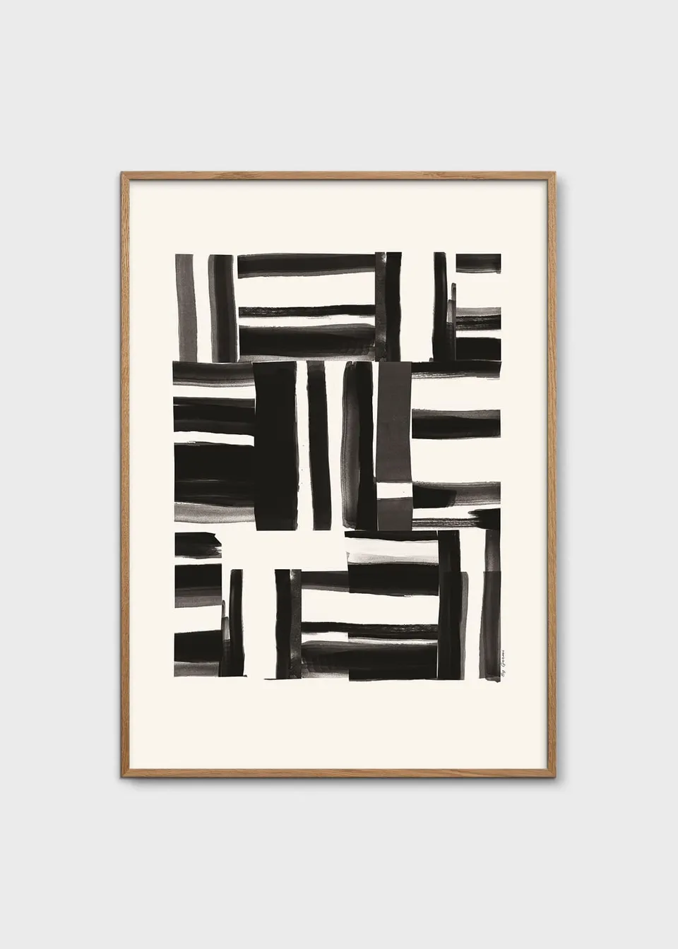 The Poster Club Art Prints Collage 01 Poster 30x40 cm beige