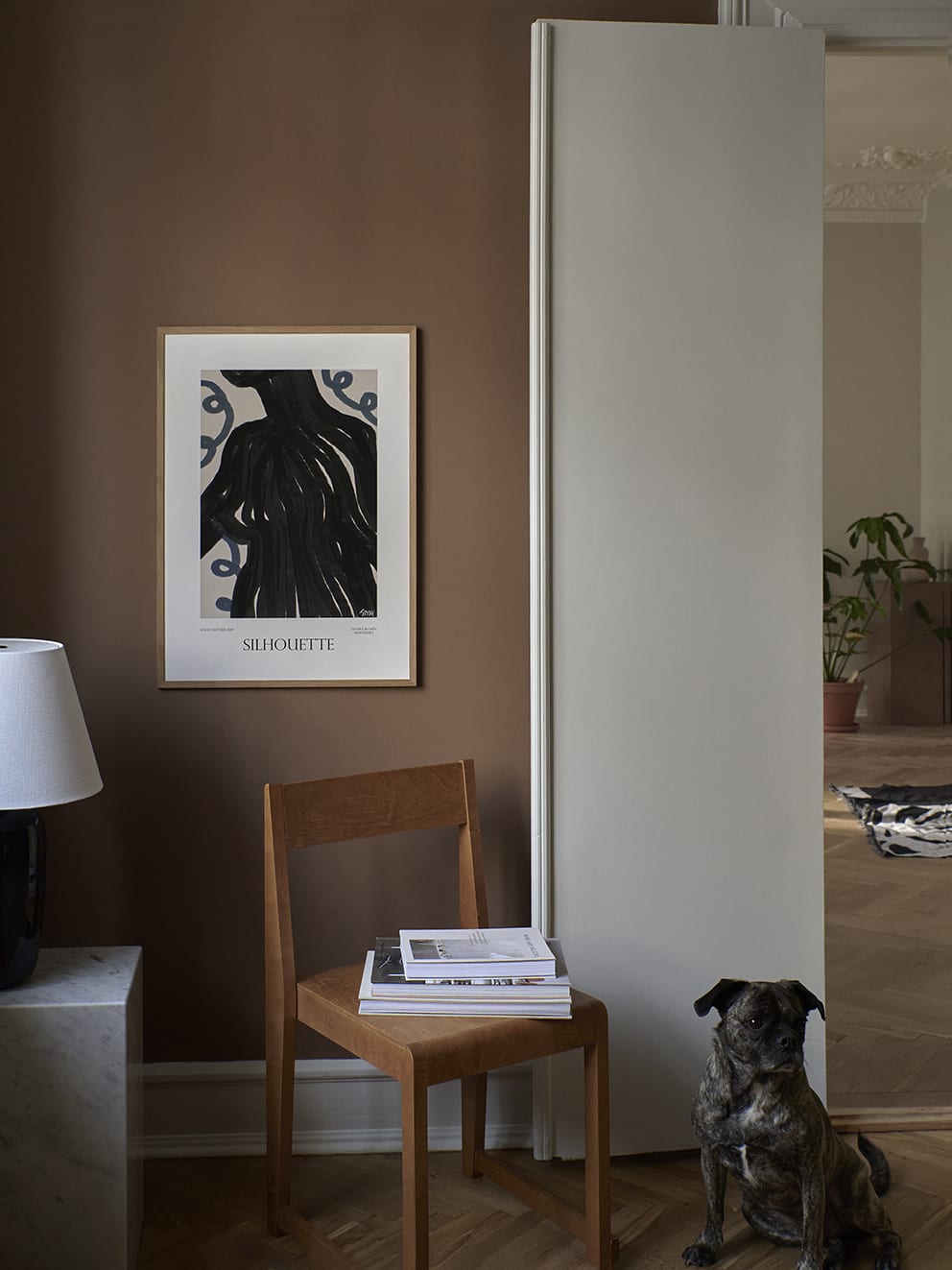 The Poster Club Art Prints Silhouette Poster 30x40 beige