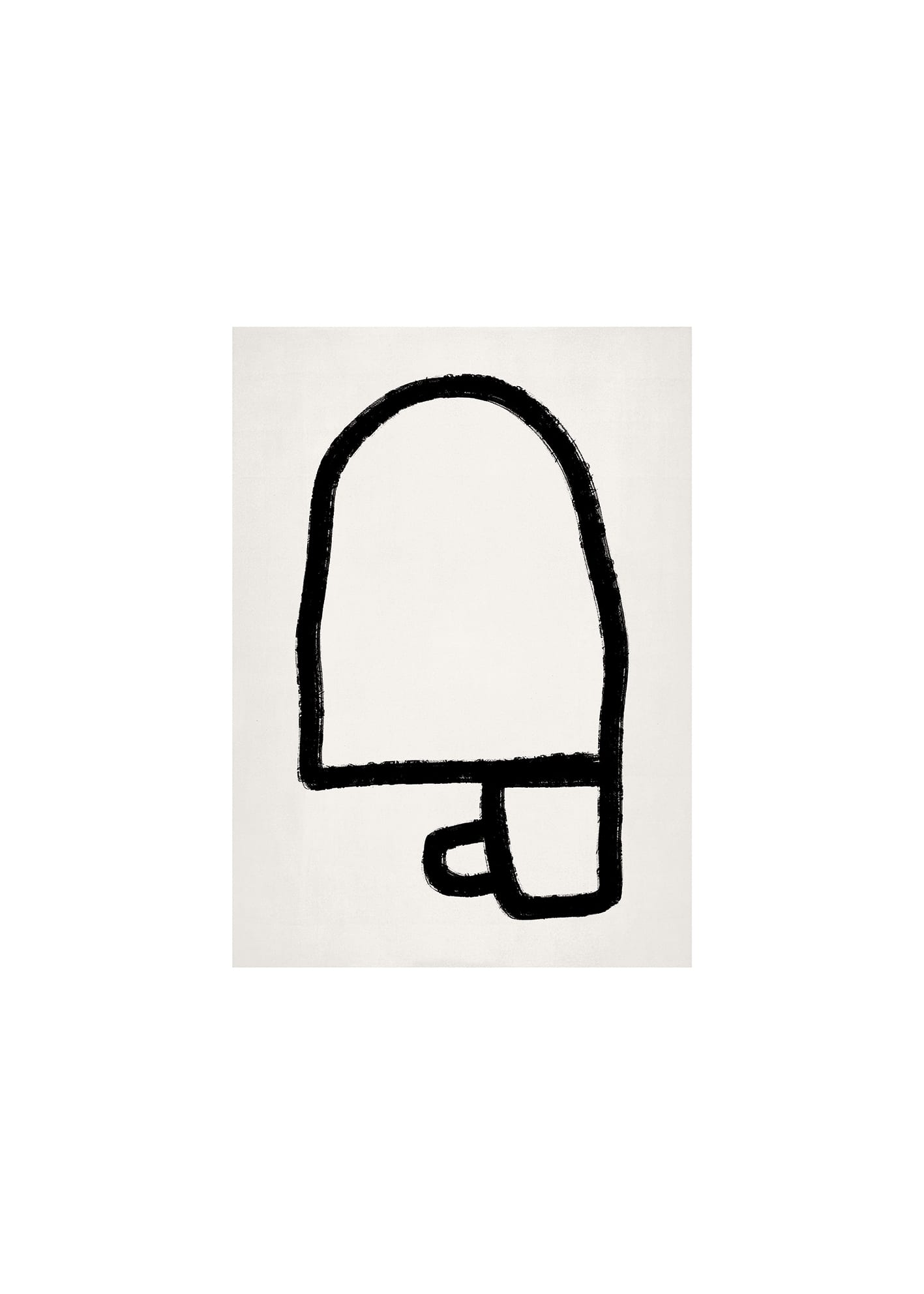 The Poster Club Abstract 833 Poster 50x70 cm beige