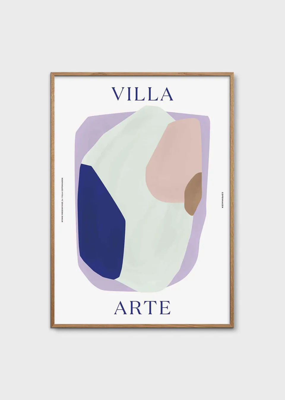 The Poster Club Art Prints Artifact 04 Poster 50x70 cm blau rosa