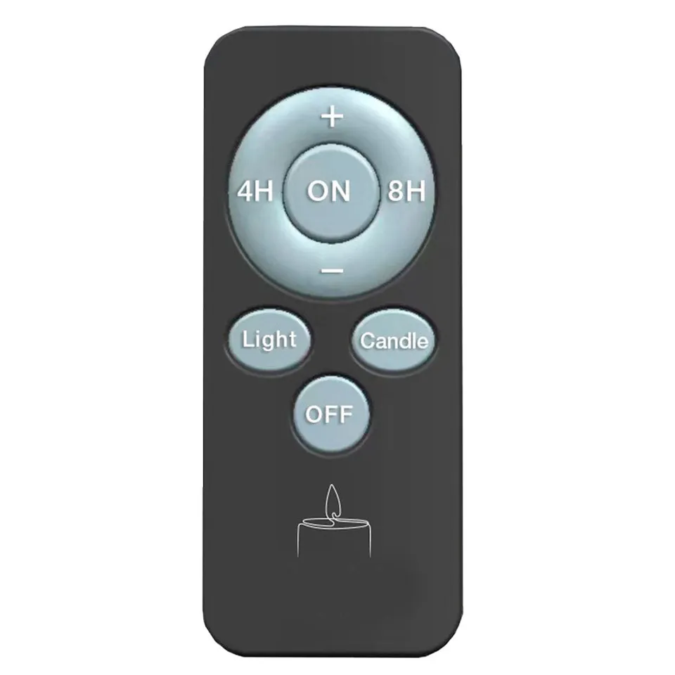 LS-LebenStil Ribe Fernbedienung LED Kerzen Timer Dimmer An Aus