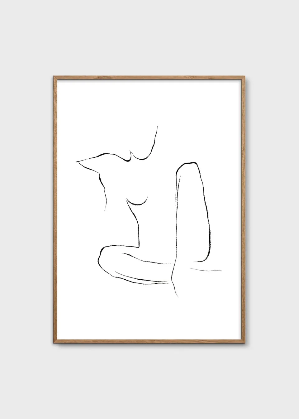 The Poster Club Art Prints Lana Poster 30x40 cm Schwarz-Weiß