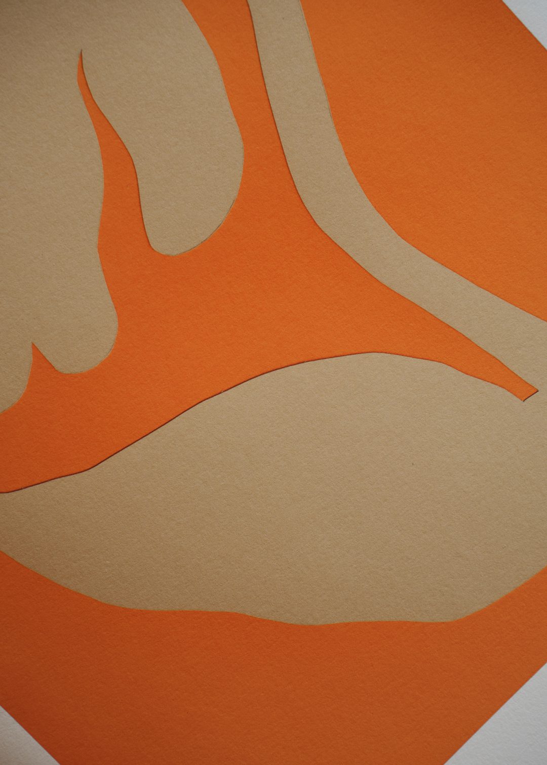 The Poster Club Secret Garden Kunstdruck A4 Botanik Orange