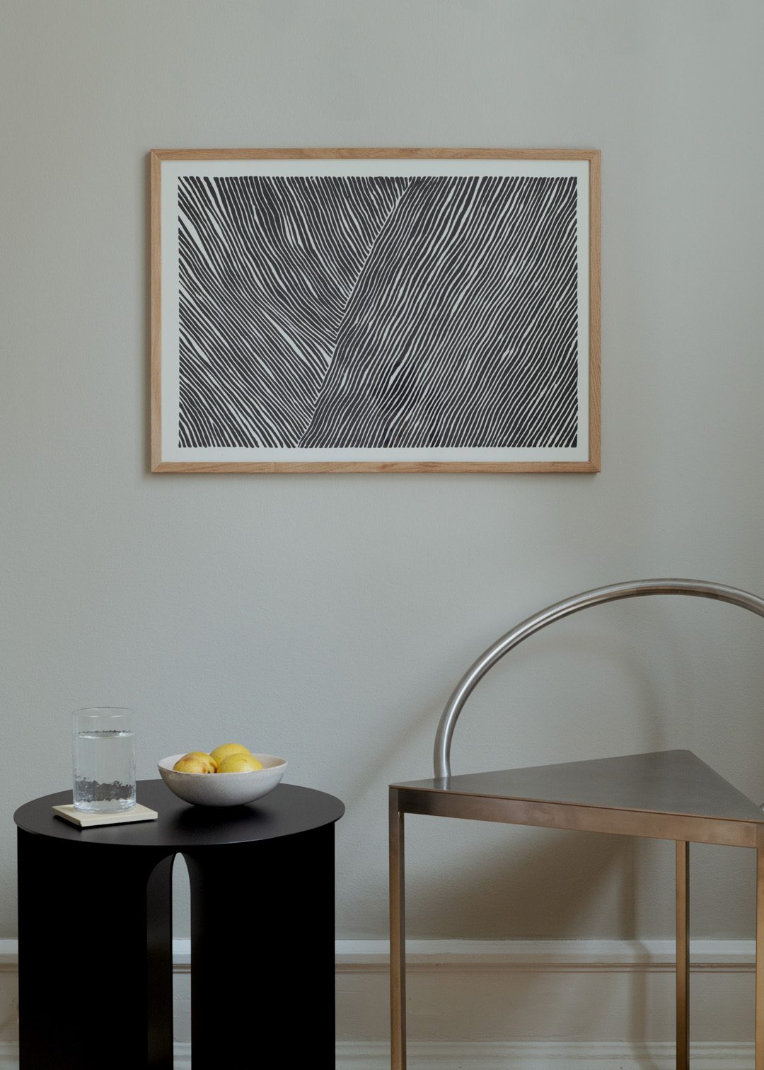 The Poster Club The Line no. 01 Poster 30x40 cm s/w