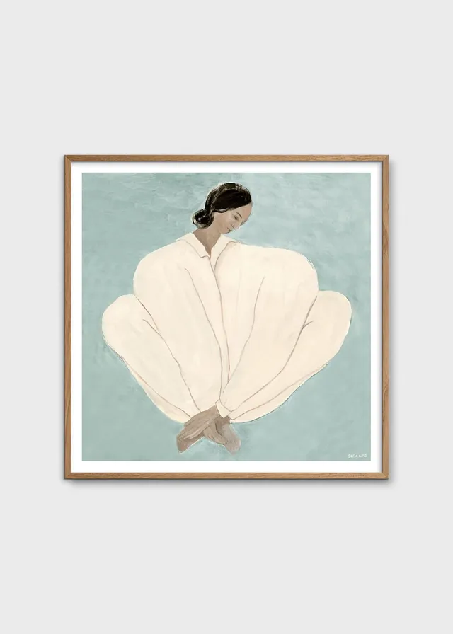 The Poster Club Meet Me at Jaurès Poster 50x50 blau