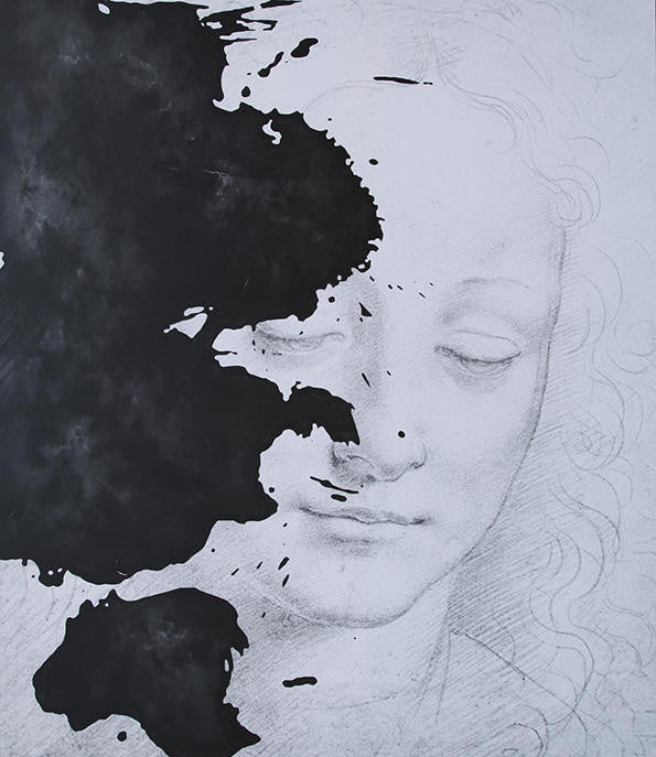 Mineheart Wall Art Accidental Beauty 3 Gemälde 150x173 cm