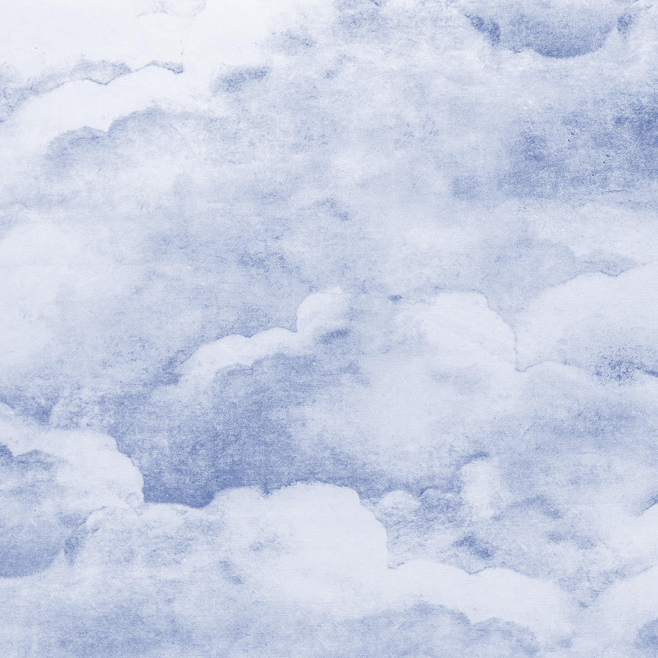 Mineheart Smokey Blue Clouds Baumwollstoff Wolken Blau Meter
