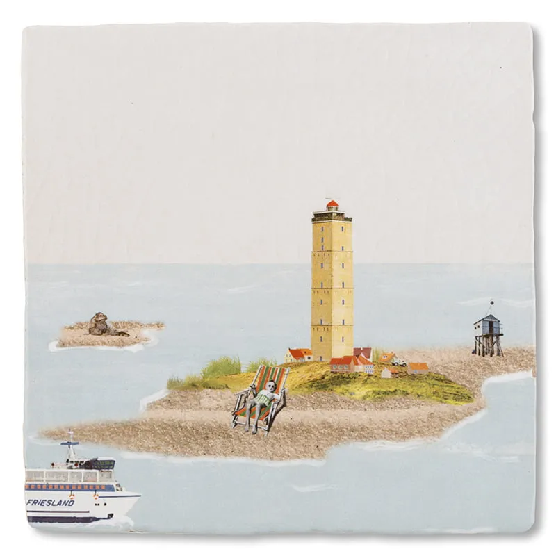 Storytiles Delft Blue Terschelling Fliese 13x13 cm Meer