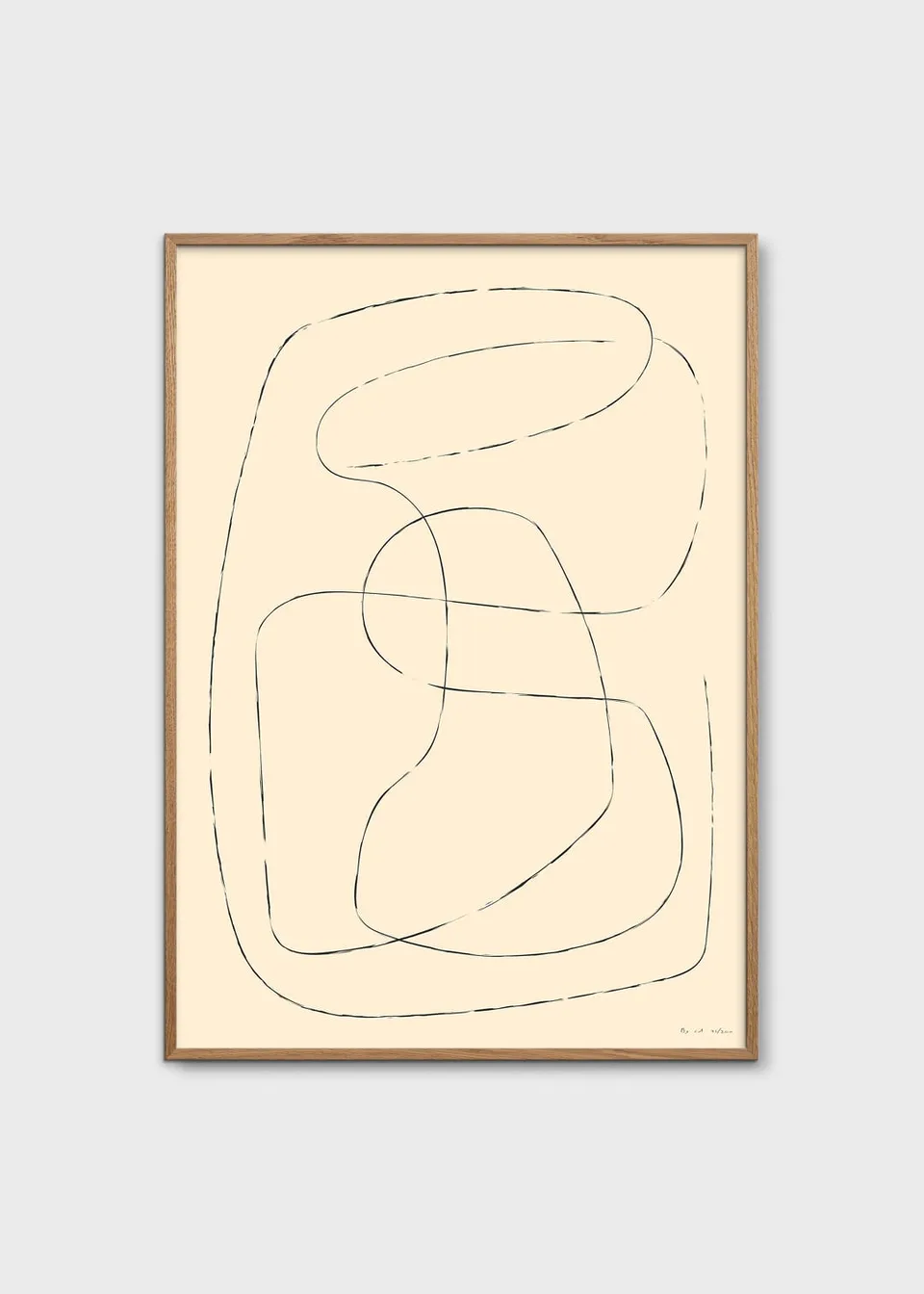 The Poster Club Art Prints Mid 06 Poster 30x40 cm beige-schwarz
