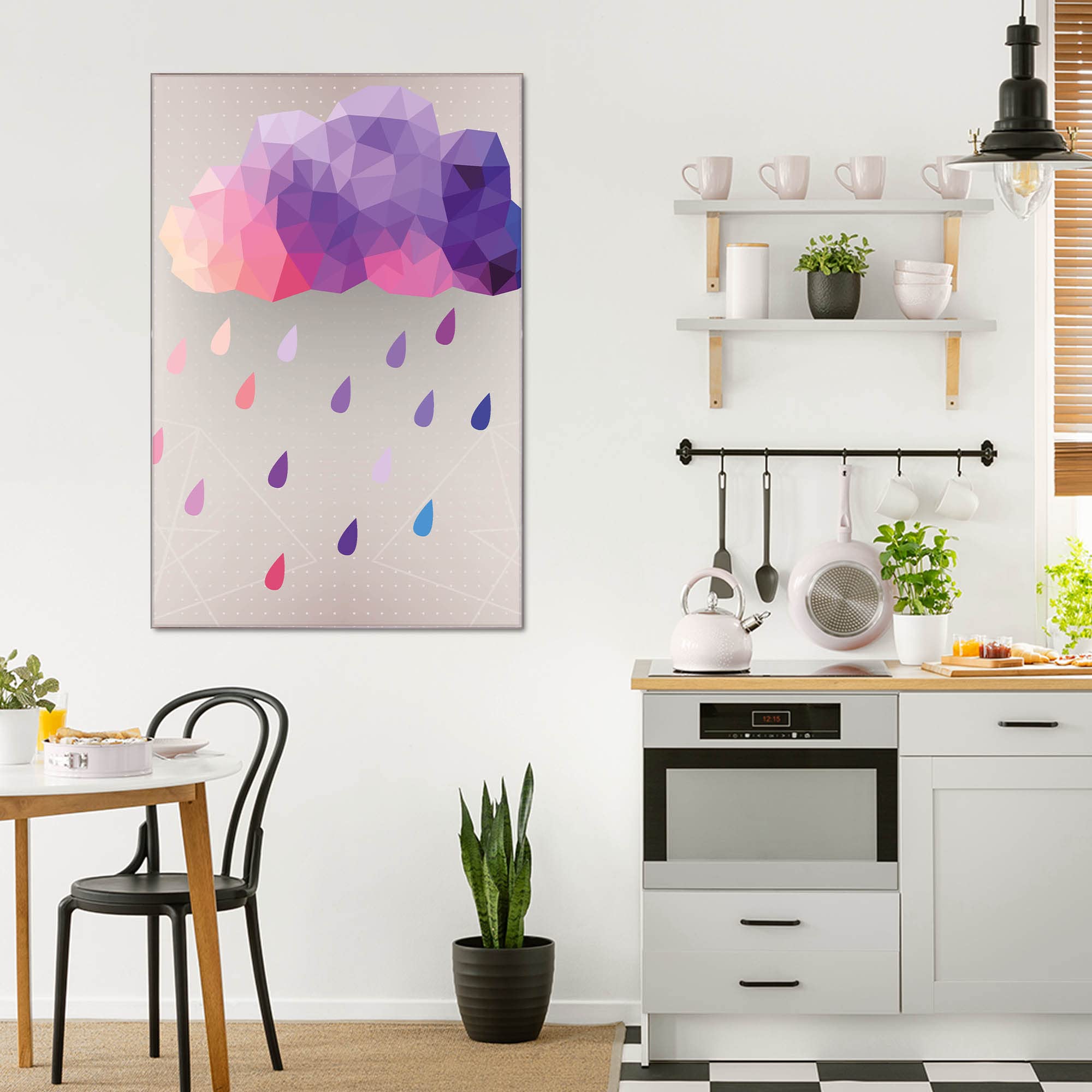 Banjado Magnettafel Regenwolke Magnetboard 60x40 cm Kinder