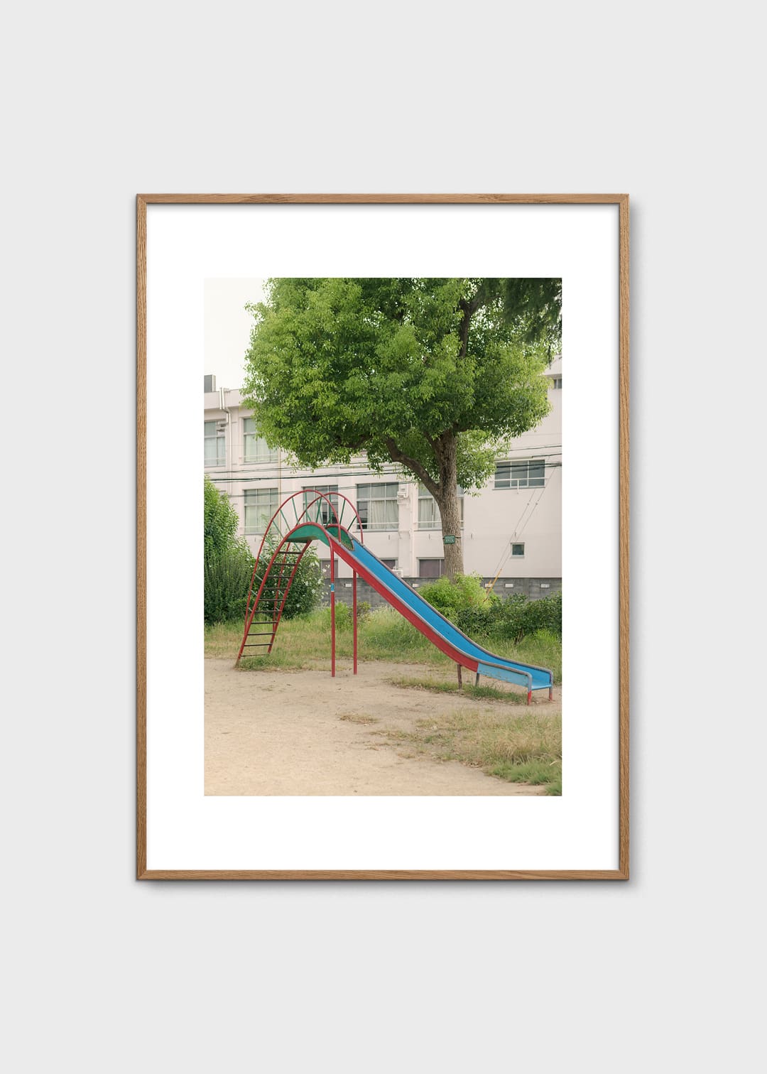 The Poster Club Playground in Osaka 01 Poster A4 Foto blau