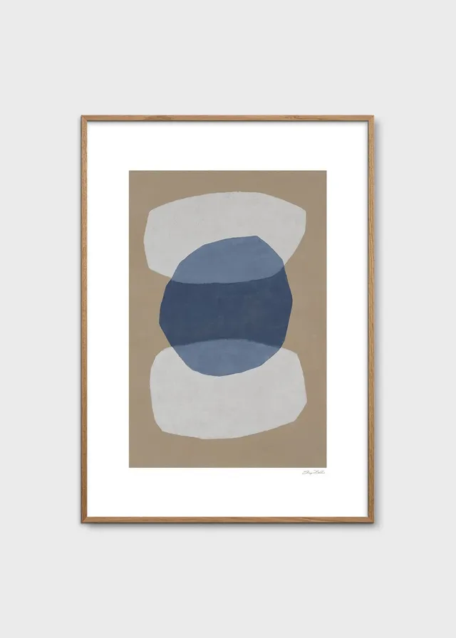 The Poster Club Kivet Kunstdruck 30x40 cm beige-blau