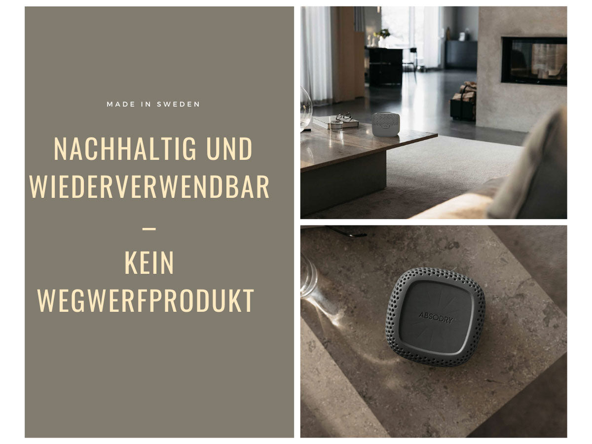 LS-LebenStil Absodry Duo Family Series 3 Luftentfeuchter Grau 30m²