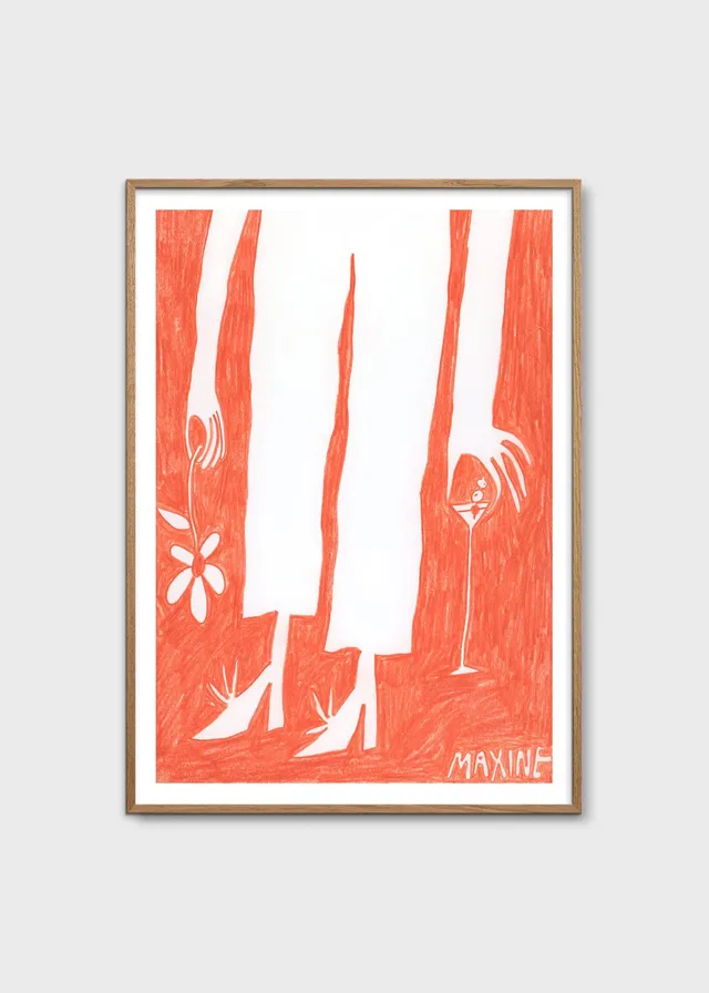 The Poster Club Sunday at Five Poster 30x40 cm rot