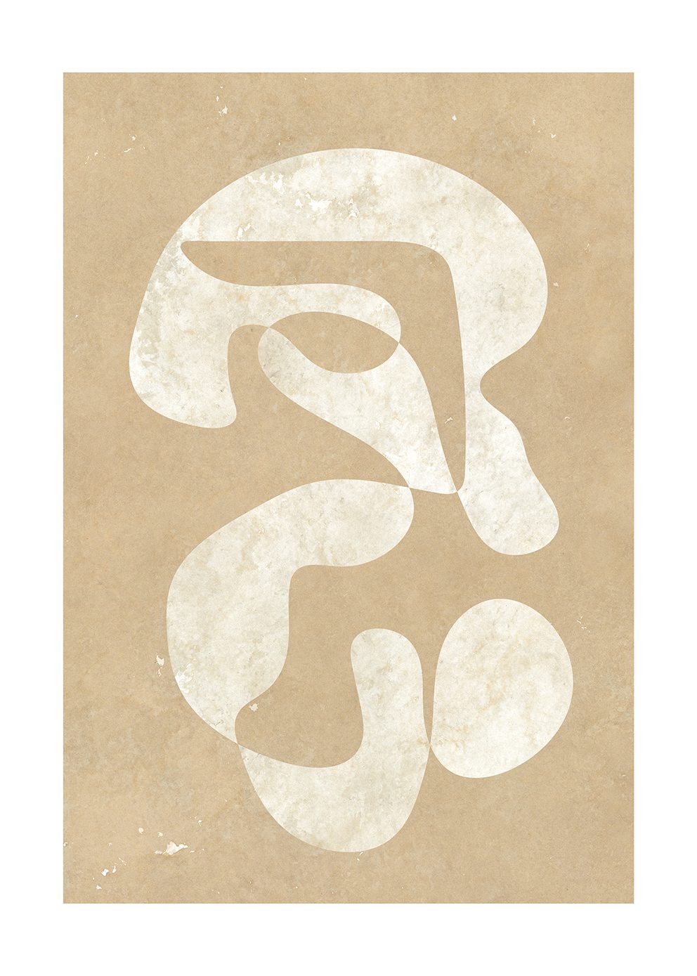 The Poster Club Art Prints The Wise Man 01 Poster 30x40 beige