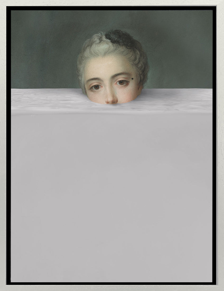 Mineheart Submerged-2 Leinwandbild creme 21x30cm