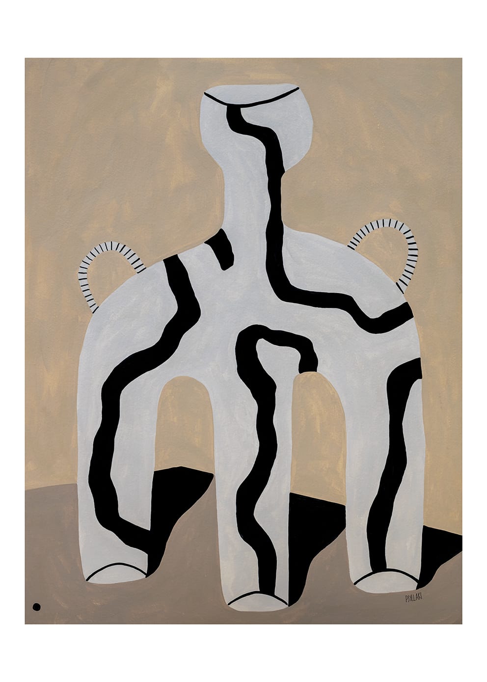 The Poster Club Art Prints Veins 01 Poster 30x40 cm schwarz