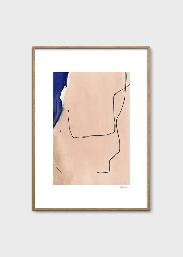 The Poster Club Dove 01 Poster 30x40 cm abstrakt blau