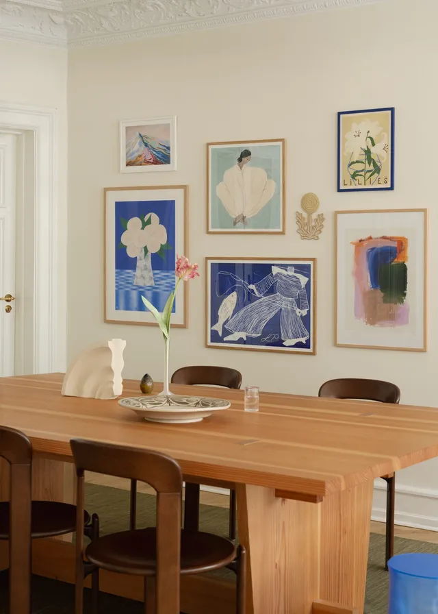 The Poster Club Edit No. 096 Art Wall Bilderwand Set Blau