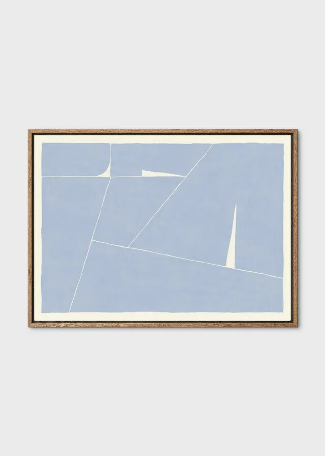 The Poster Club Art Prints 12PM Leinwandbild 50x70 cm beige