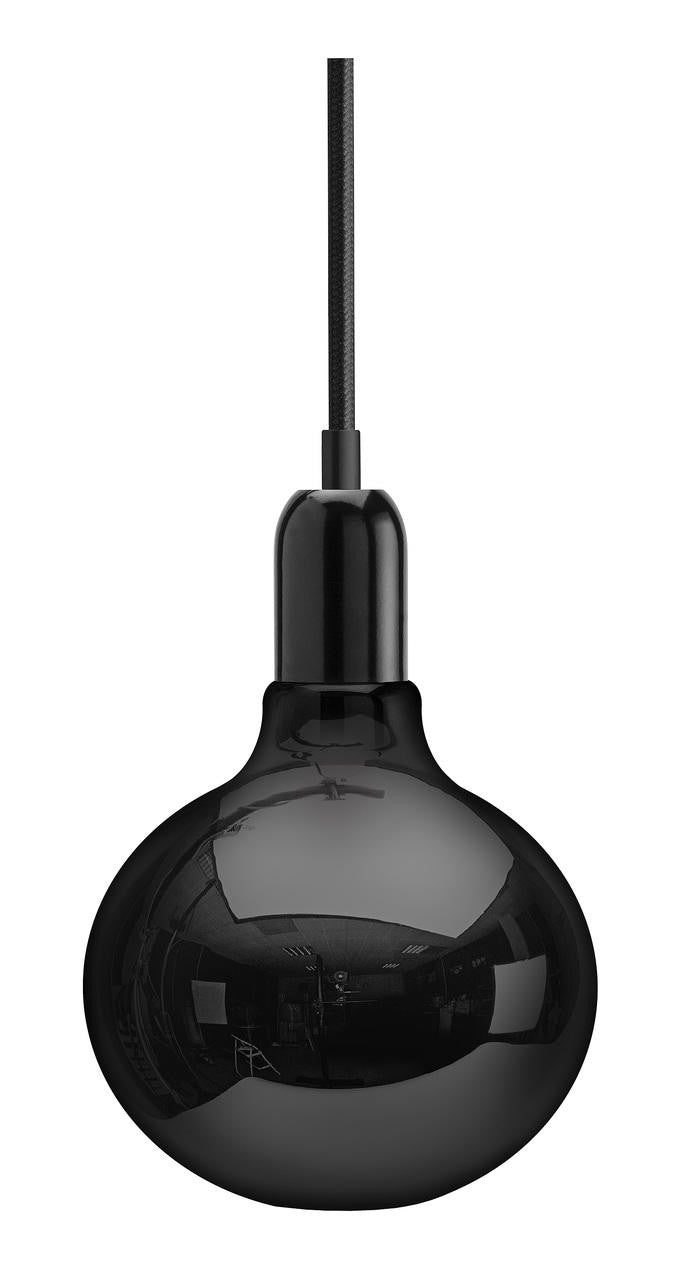 Mineheart King Edison Ghost Pendelleuchte Schwarz Glas 15 cm