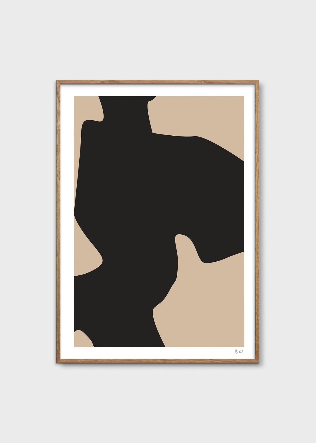 The Poster Club Simple Object 09 Wandbild 50x70 cm beige