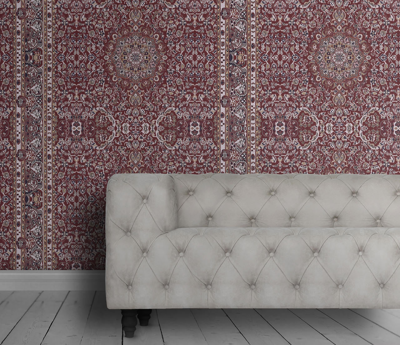 Mineheart Wallpaper Persian Red Tapete Rot A3 Muster Vlies