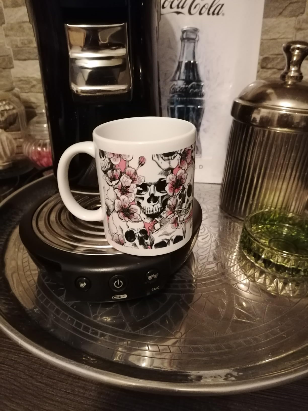 Hustling Sharks Wandbilder Pink Skulls Tasse 330 ml Keramik Pink