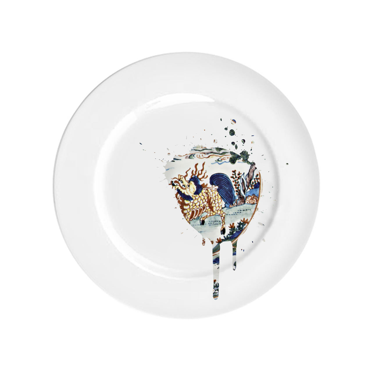 Mineheart Homeware Undercover Imari Teller Weiß 26,6cm Porzellan