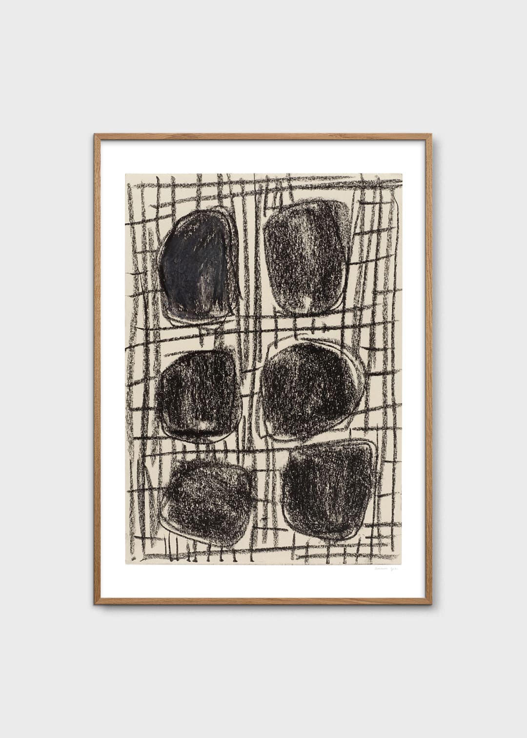 The Poster Club Dotted No.135 Kunstdruck 30x40 beige