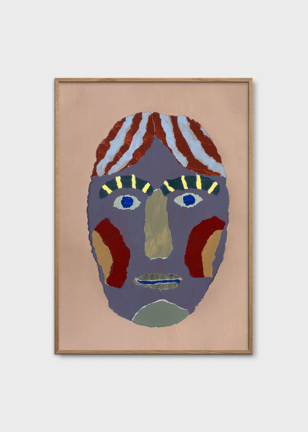 The Poster Club Art Prints Ray Brow Portrait Poster 30x40 cm braun