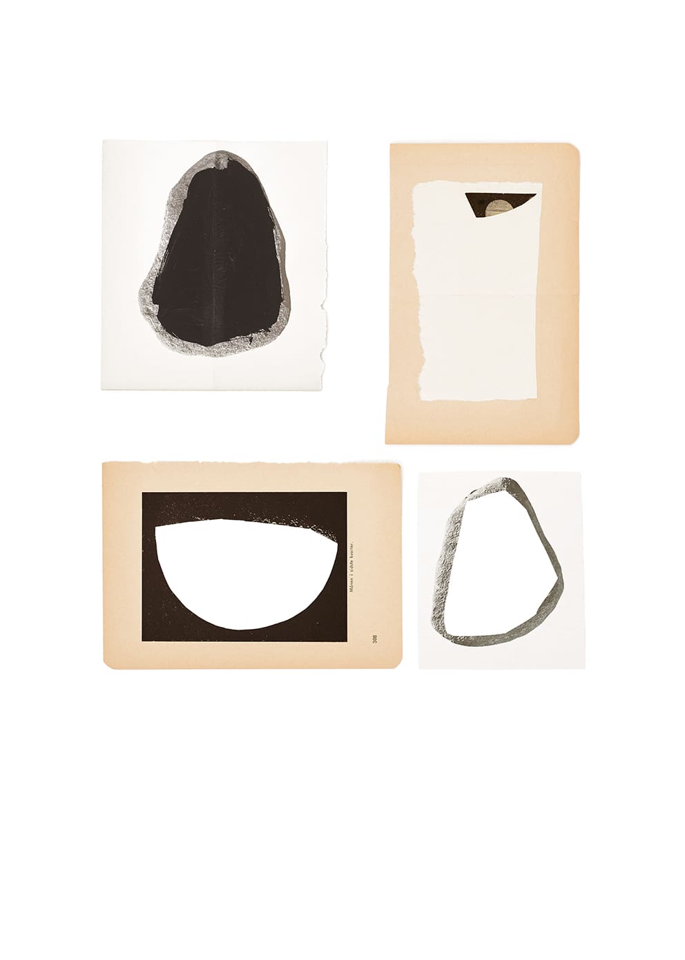 The Poster Club Rocks Kunstdruck A4 beige