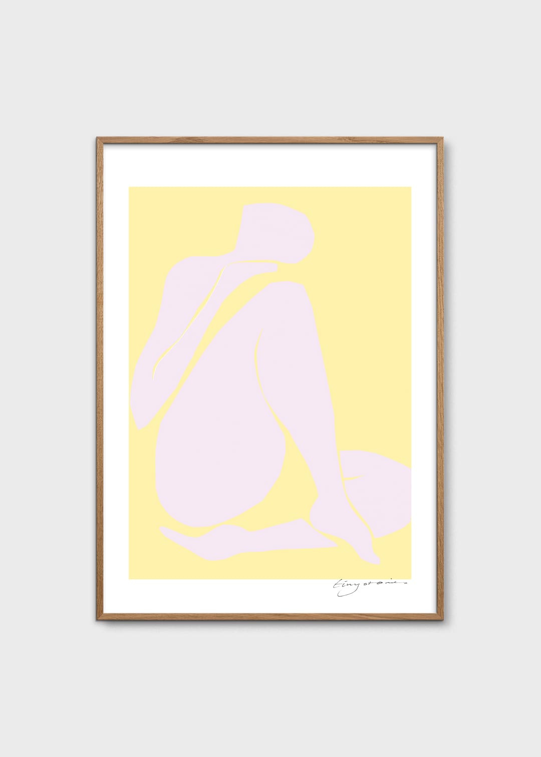 The Poster Club Lilac Intimacy Kunstdruck 30x40 cm lila