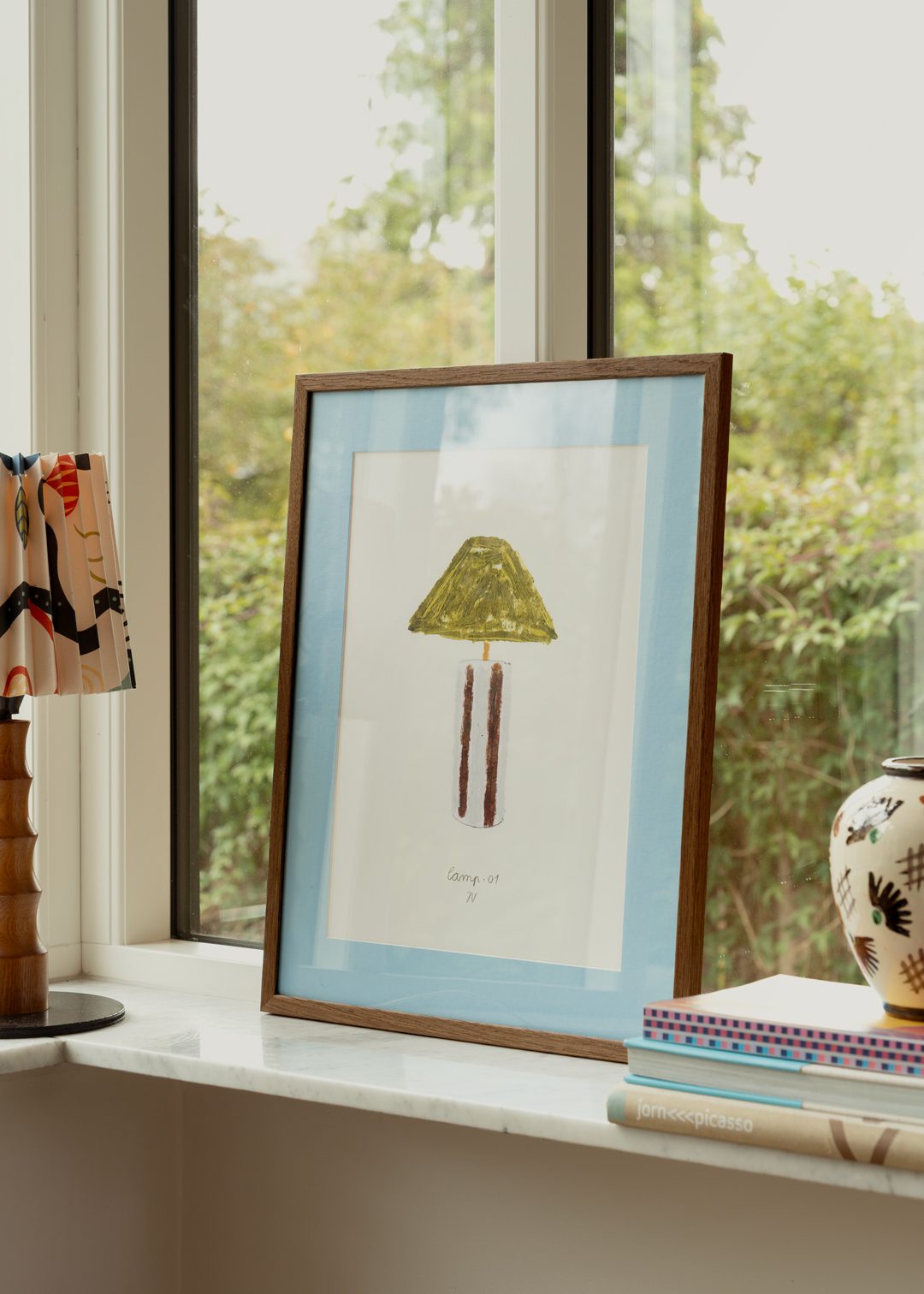 The Poster Club Art Prints Lamp 01 Poster 30x40 cm beige