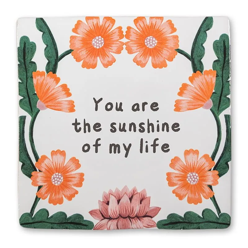 Storytiles Delft Blue Verse Bloempjes Wandfliese 10x10 cm mit Text