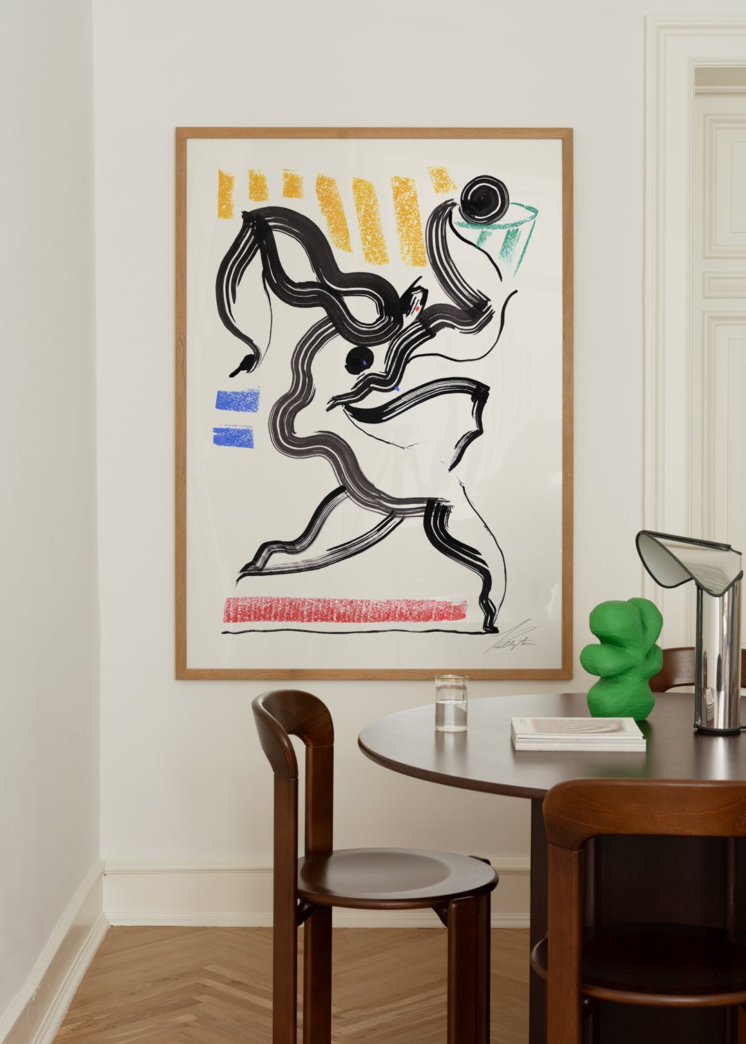 The Poster Club Art Prints Basketball Poster A4 abstrakt