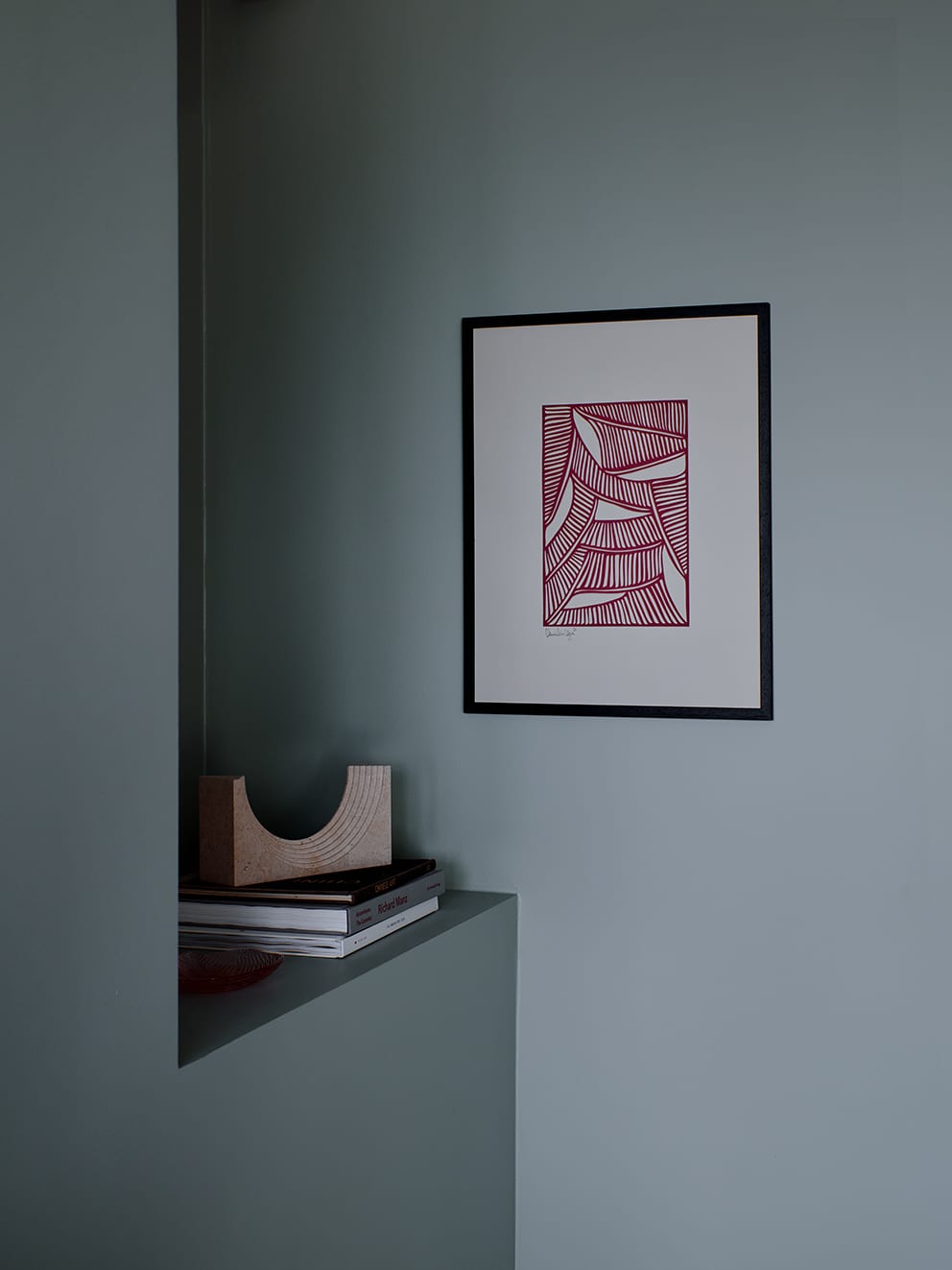 The Poster Club Clow No. 1 Poster 40x50 cm Rosa