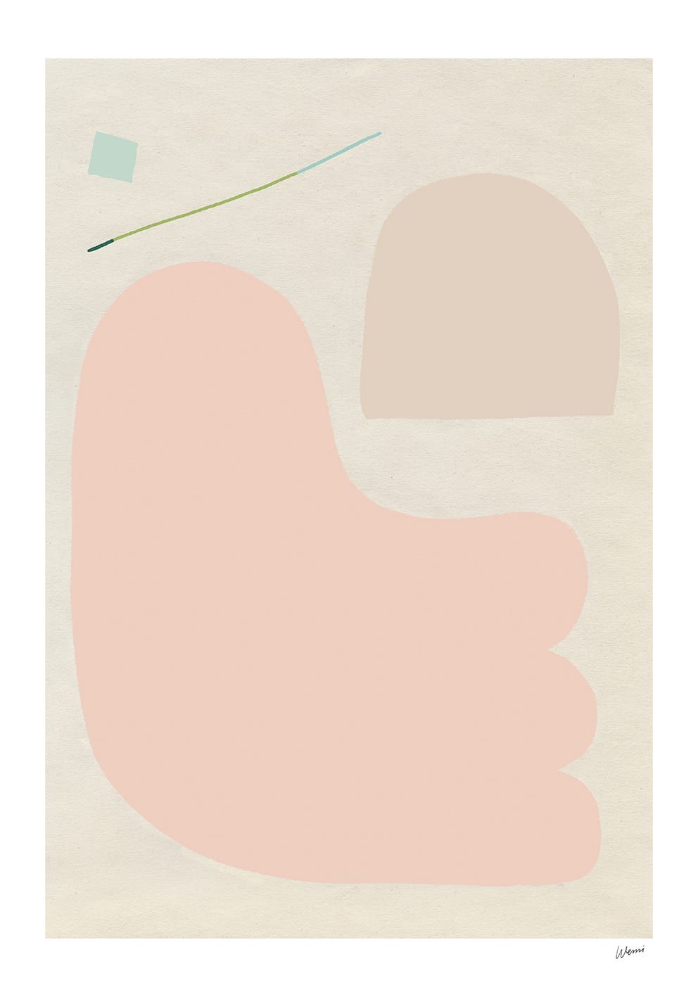 The Poster Club Art Prints I Like Shapes 17 Poster 40x50