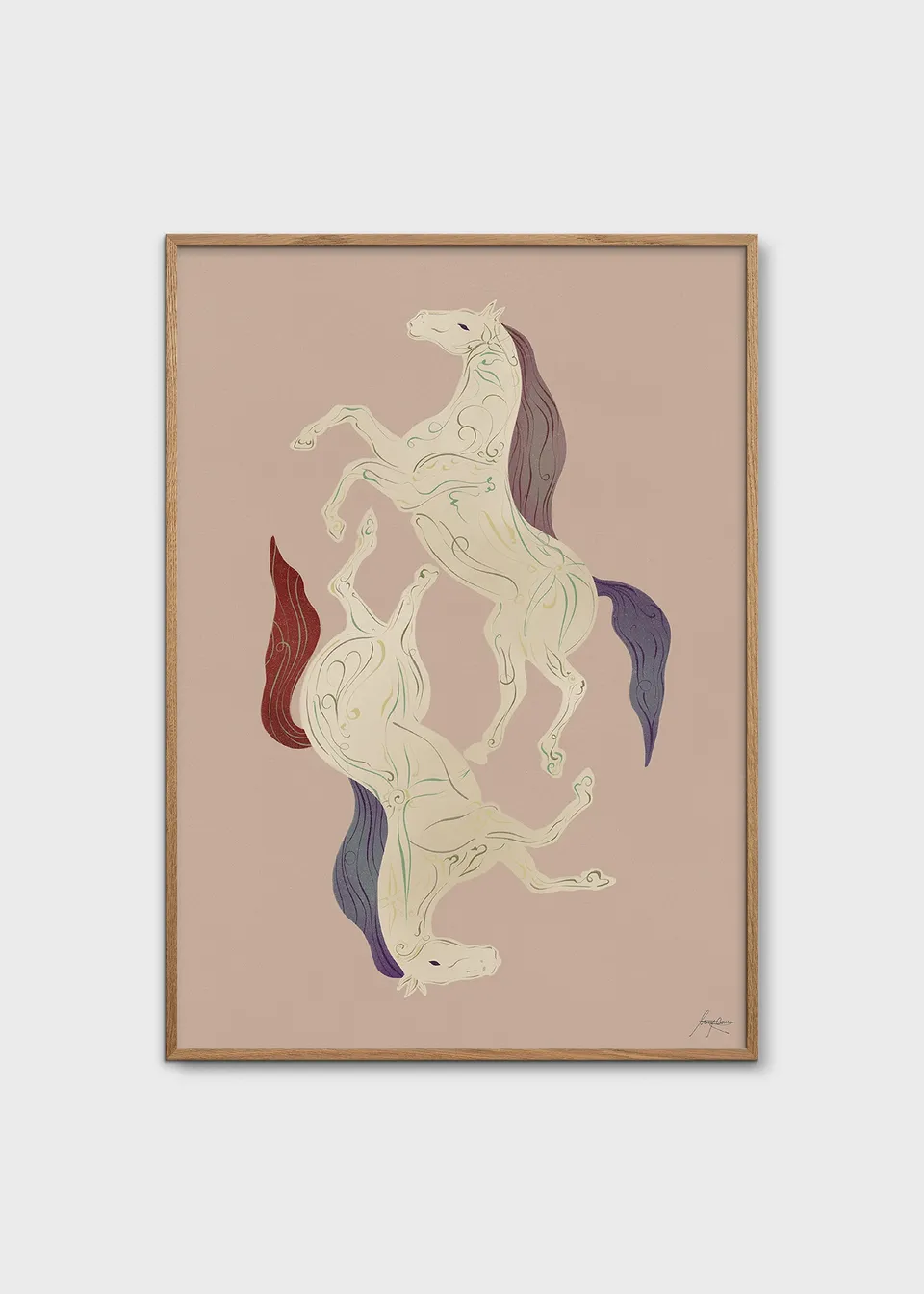 The Poster Club Dance of the Soul Poster 30x40 cm beige rosa