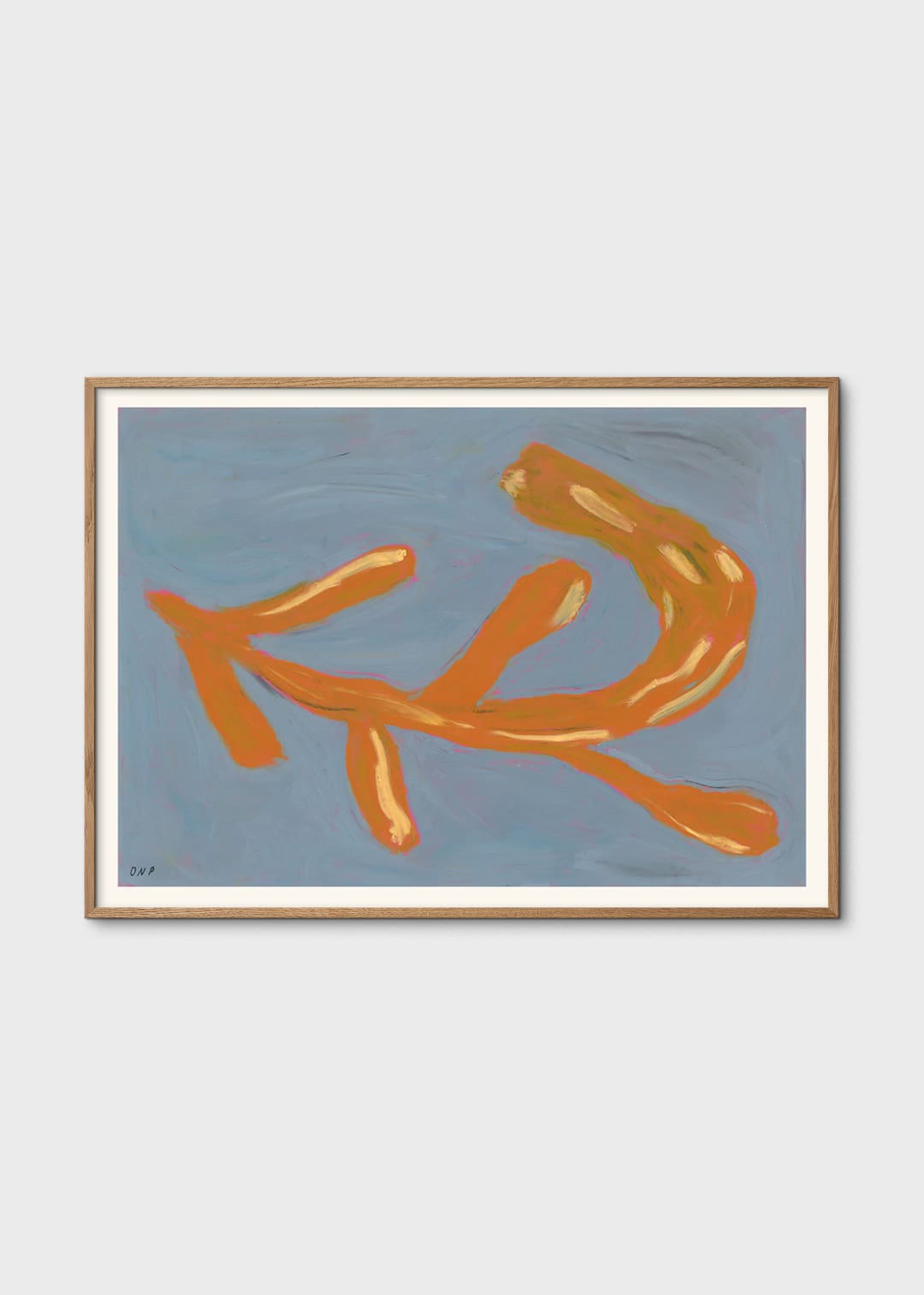 The Poster Club Orange gren Poster 30x40 cm botanisch orange