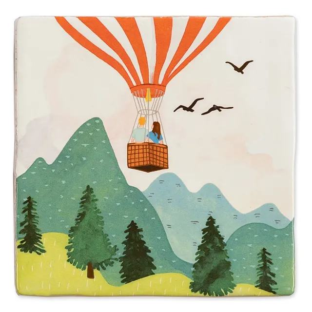 StoryTiles Delft blue In de wolken met jou Fliese S 10x10 cm