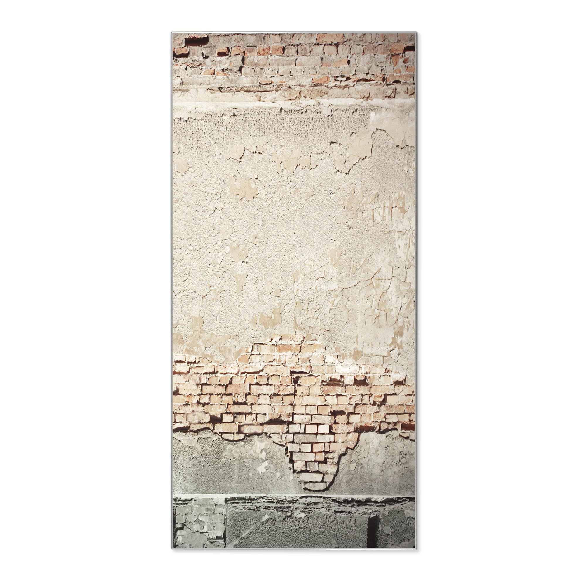 Banjado Magnettafel Metall 37x78 cm Baulücke Silber beschreibbar