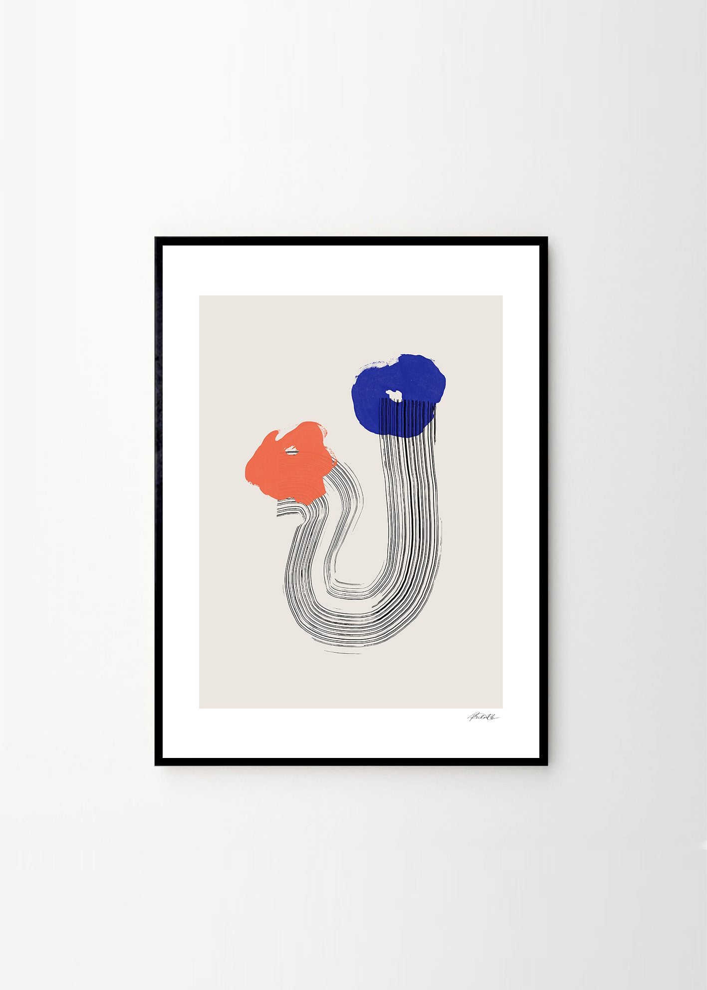The Poster Club Kahden Kukan Vaasi Poster A4 floral