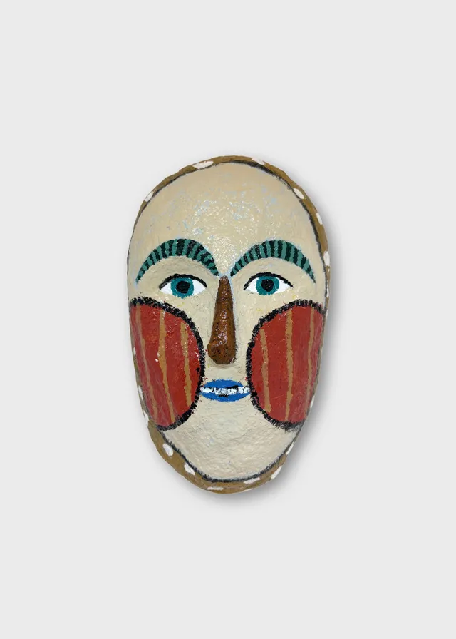 The Poster Club Art Prints Mask No. 275 Wandobjekt 13x21 cm beige