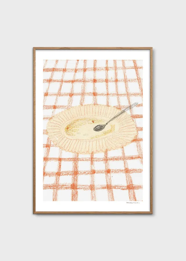 The Poster Club Art Prints Plato Hondo Kunstdruck 30x40 orange