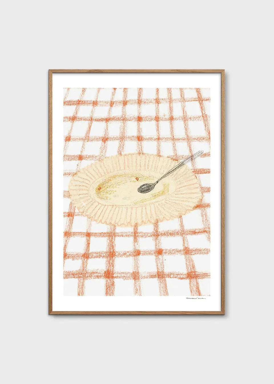 The Poster Club Art Prints Plato Hondo Kunstdruck 30x40 orange
