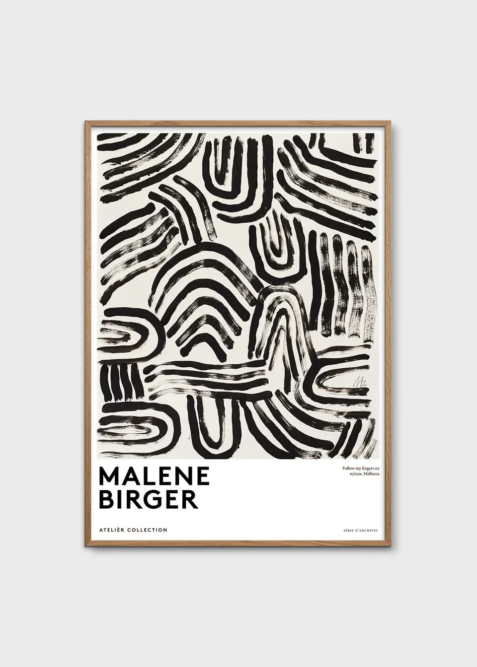 The Poster Club Art Prints Follow My Fingers Poster 50x70 sw