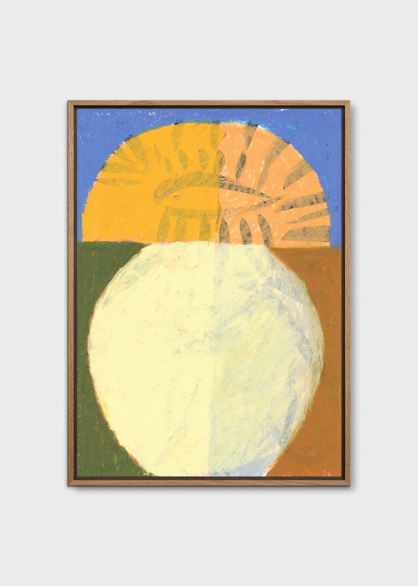 The Poster Club Art Prints The Eye Poster 30x40 cm Blau